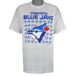MLB (My Favourite Team) - Toronto Blue Jays Big Logo T-Shirt 1991 Large