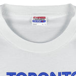 MLB (My Favourite Team) - Toronto Blue Jays Big Logo T-Shirt 1991 X-Large Vintage Retro Baseball