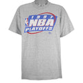 NBA (Pro Player) - NBA Playoffs Spell-Out T-Shirt 1997 Large Vintage Retro Basketball
