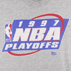 NBA (Pro Player) - NBA Playoffs Spell-Out T-Shirt 1997 Large Vintage Retro Basketball