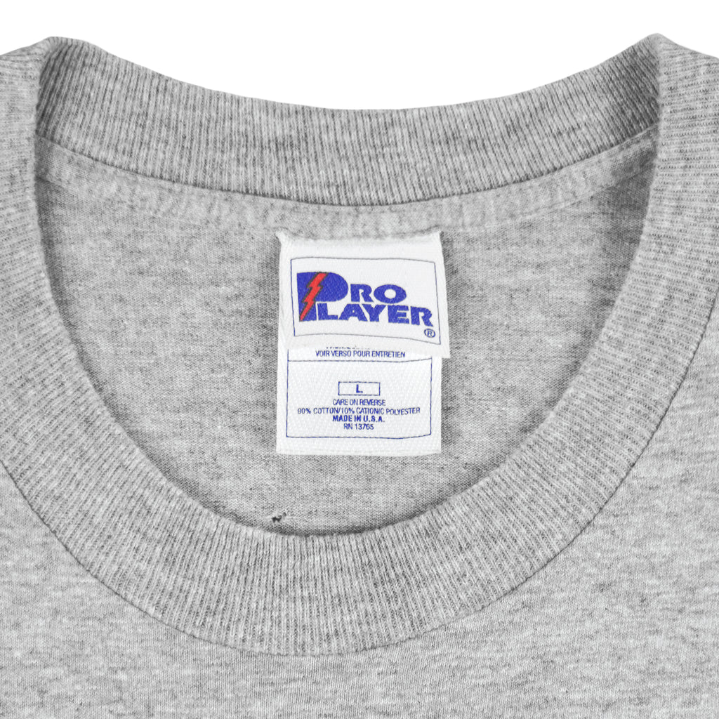 NBA (Pro Player) - NBA Playoffs Spell-Out T-Shirt 1997 Large Vintage Retro Basketball