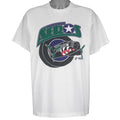 NHL (Fruit Of The Loom) - IHL Houston Aeros T-Shirt 1990s X-Large Vintage Retro Hockey