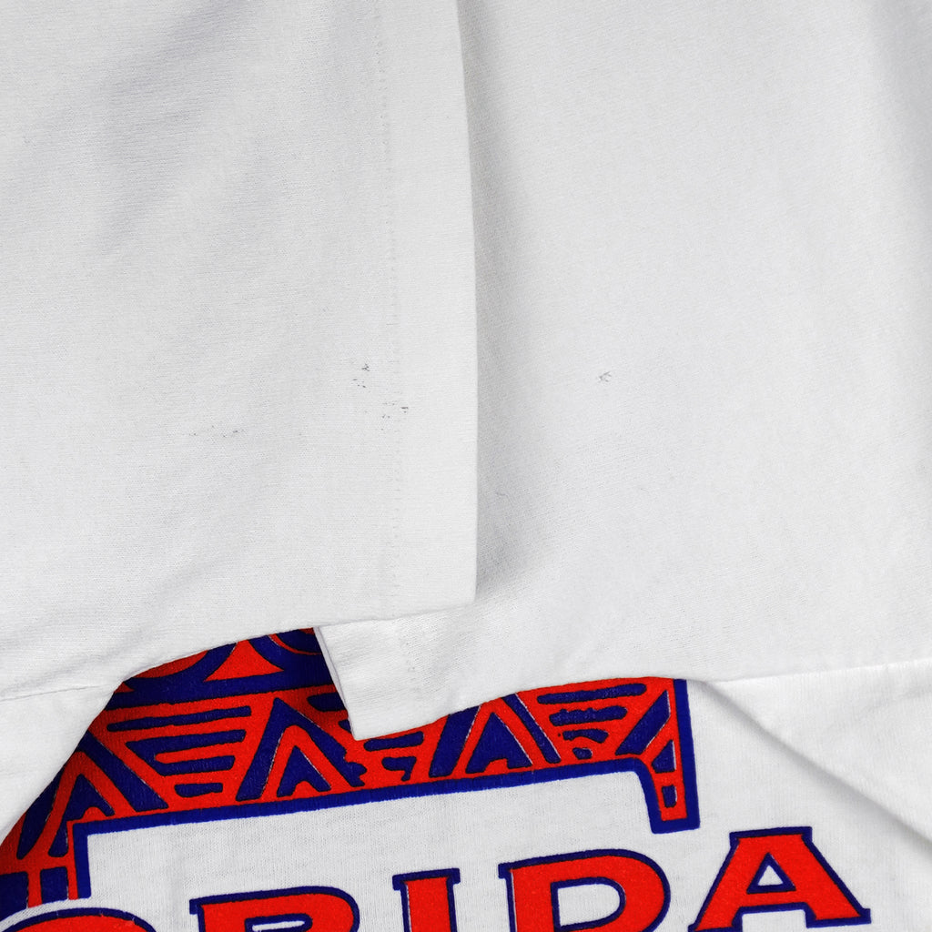 NCAA (Bike) - Florida Gators V-Neck T-Shirt 1990s Medium Vintage Retro Football