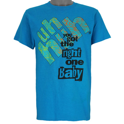 Vintage (Sun) - Diet Pepsi You Got the Right One Baby Sigle Stitch T-Shirt 1990s Medium