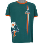 NFL (Tee Jays) - Green Miami Dolphins T-Shirt 1990s Large Vintage Retro football