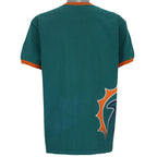 NFL (Tee Jays) - Green Miami Dolphins T-Shirt 1990s Large Vintage Retro football