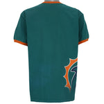 NFL (Tee Jays) - Green Miami Dolphins T-Shirt 1990s Large Vintage Retro football