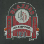 NBA (Salem) - Portland Trail Blazers Conference Champions T-Shirt 1990 X-Large Vintage Retro Basketball