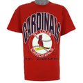 MLB (Hanes) - St. Louis Cardinals Spell-Out T-Shirt 1994 Large Vintage Retro Baseball