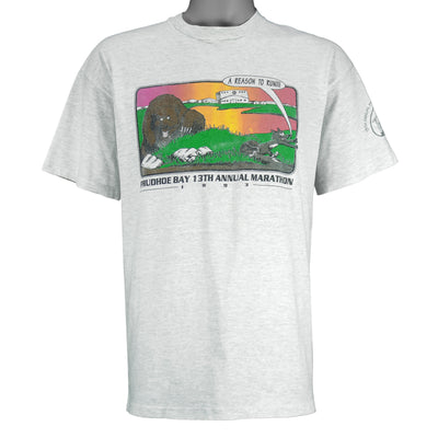 Vintage (Hanes) - Prudhoe Bay 13th Annual Marathon T-Shirt 1993 Large