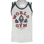 Vintage - World Gym, Santa Monica USA Sleeveless Shirt 1990s Small