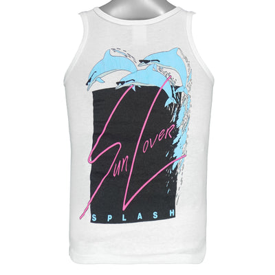 Vintage (Sun Lover) - Panama City Beach, Florida Sleeveless Shirt 1980s Small
