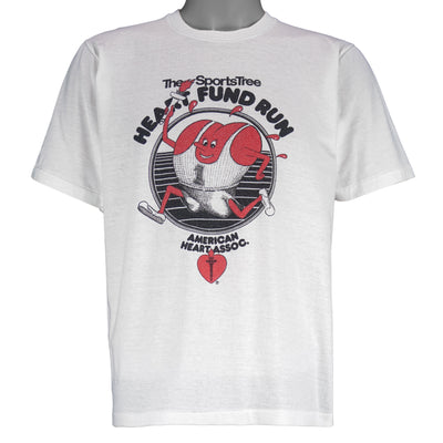 Vintage (Sportswear) - The SportsTree Heart Fund Run T-Shirt 1990s Large