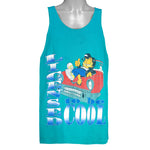 Vintage (Hanes) - Garfield Licensed to Be Cool Sleeveless Shirt 1990s Large