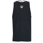 1980s vintage Toronto Canada tank top by Natural Sportswear Canada. Black in color with spell-out and geometric design on front, fits size Large and is in very good condition.