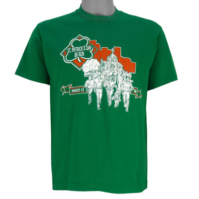 Vintage (Tee Jays) - St. Patrick's Day 8K Run T-Shirt 1988 Large