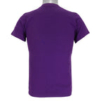 1991 vintage Bloomsday, Spokane Washington, Finisher T-Shirt by Jerzees. Purple in color with abstract people and skyline graphic printed on front and Nike insignia on left sleeve, tagged size Small and is in excellent condition.