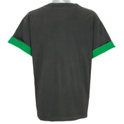 NBA (Salem) - Black Boston Celtics Spell-Out T-Shirt 1990s X-Large Vintage Retro Basketball