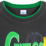 NBA (Salem) - Black Boston Celtics Spell-Out T-Shirt 1990s X-Large