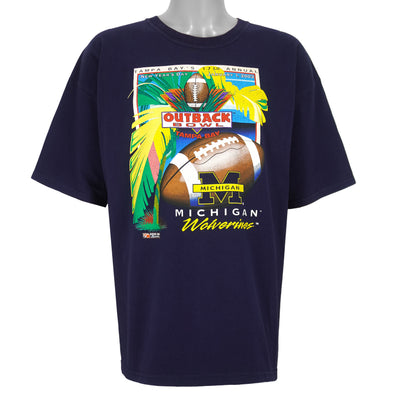 NCAA (Gildan) - Michigan Wolverines Outback Bowl T-Shirt 2003 XX-Large
