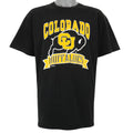 NCAA (Russell Athletic) - Black Colorado Buffaloes Big Logo T-Shirt 1990s X-Large Vintage Retro Football