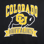 NCAA (Russell Athletic) - Black Colorado Buffaloes Big Logo T-Shirt 1990s X-Large Vintage Retro Football