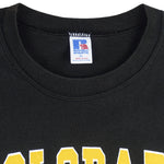 NCAA (Russell Athletic) - Black Colorado Buffaloes Big Logo T-Shirt 1990s X-Large Vintage Retro Football