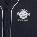 Vintage - Hard Rock Cafe Save The Planet Baseball Jersey 1990s X-Large Vintage Retro