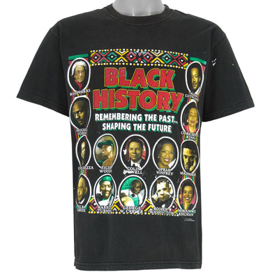 Vintage (Gildan) - Black History Month Rap T-Shirt 1990s Medium