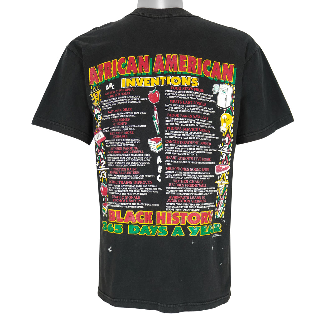 Vintage (Gildan) - Black History Month Rap T-Shirt 1990s Medium Vintage Retro