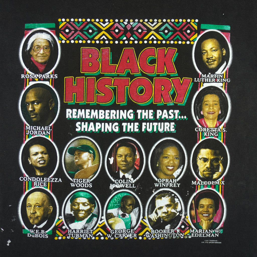 Vintage (Gildan) - Black History Month Rap T-Shirt 1990s Medium Vintage Retro