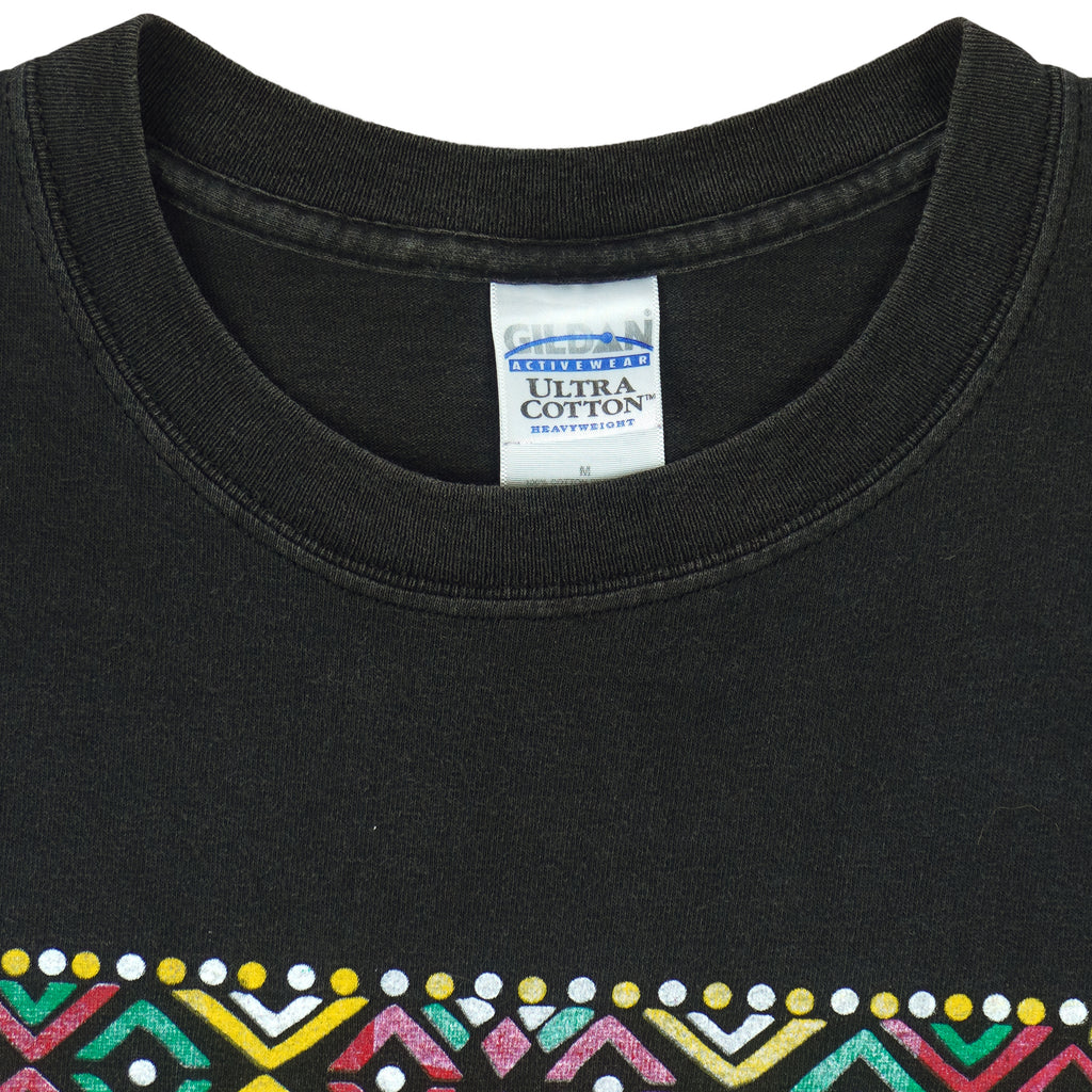 Vintage (Gildan) - Black History Month Rap T-Shirt 1990s Medium Vintage Retro