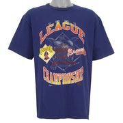 Starter - National League Championship Pirates Vs Braves Matchups T-Shirt 1991 Large Vintage Retro Baseball