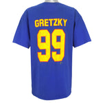 NHL (Lee Sport) - St. Louis Blues Gretzky #99 T-Shirt 1990s X-Large Vintage Retro Hockey