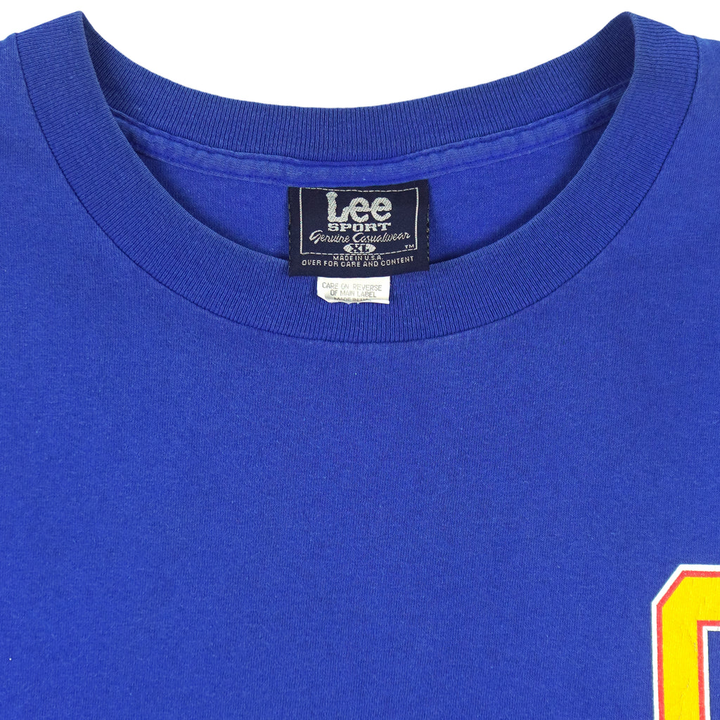 NHL (Lee Sport) - St. Louis Blues Gretzky #99 T-Shirt 1990s X-Large Vintage Retro Hockey