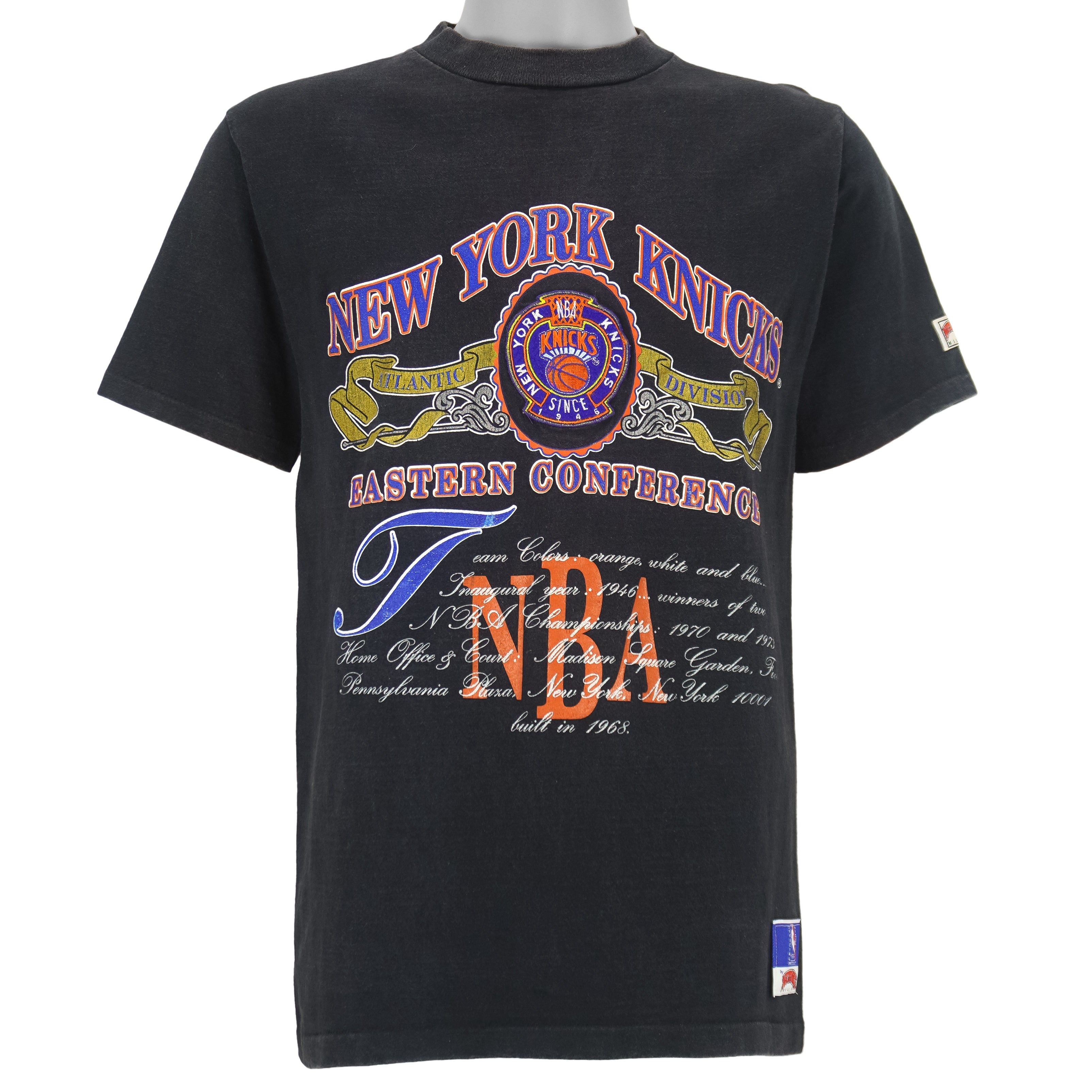 Nutmeg - New York Knicks Eastern Conference T-Shirt 1990s Large Vintage Retro Basketball