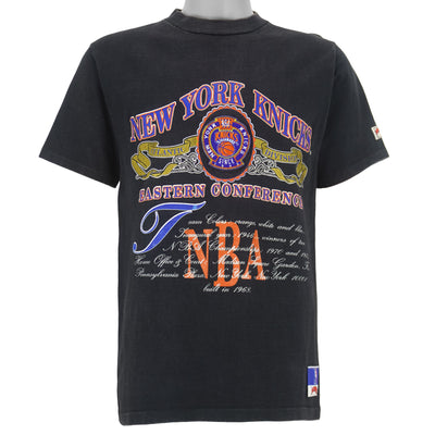 Nutmeg - New York Knicks Eastern Conference Embroidered T-Shirt 1990s Large