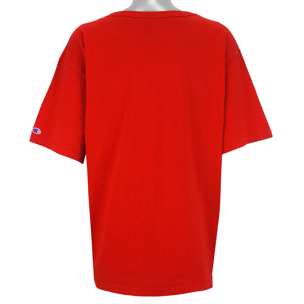 NBA (Champion) - Chicago Bulls Basketball Spell-Out T-Shirt 1990s XX-Large Vintage Retro Basketball