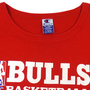 NBA (Champion) - Chicago Bulls Basketball Spell-Out T-Shirt 1990s XX-Large Vintage Retro Basketball
