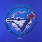 Starter - Toronto Blue Jays Big Logo T-Shirt 1993 Large Vintage Retro Baseball