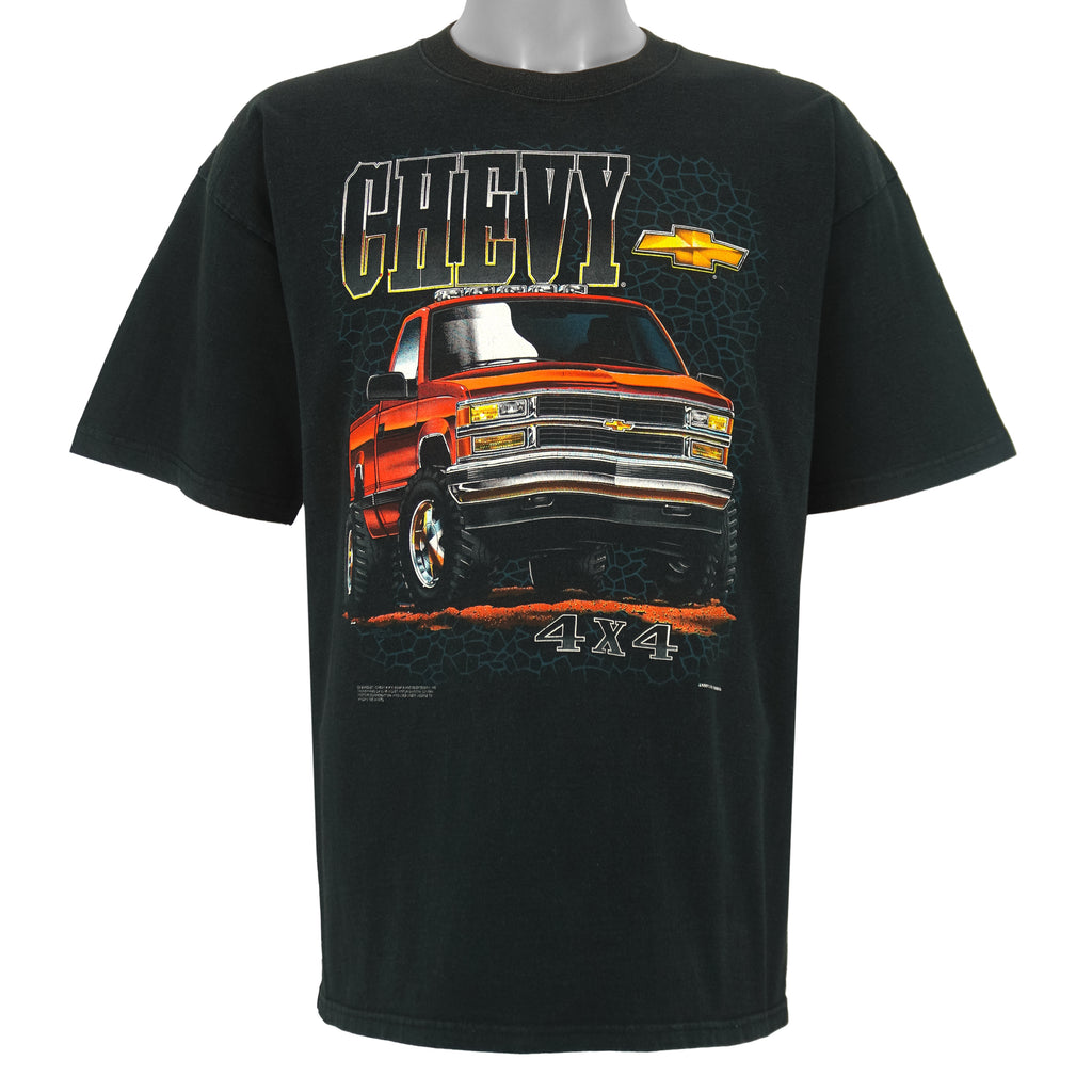 Vintage (Jerzees) - Chevy 4x4Trucks T-Shirt 1990s X-Large Vintage Retro