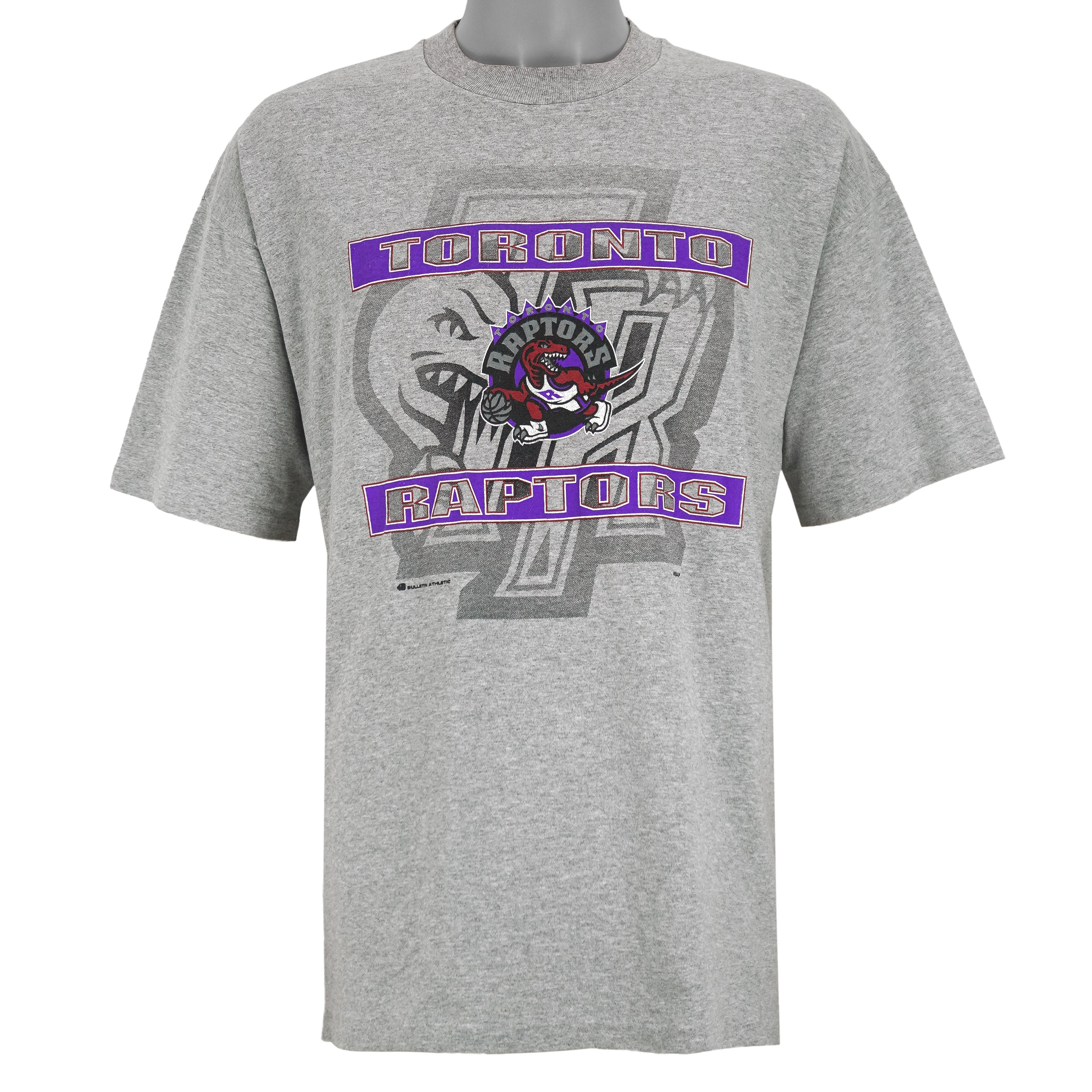 NBA - Toronto Raptors Spell-Out T-Shirt 1990s X-Large Vintage Retro Basketball