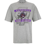 NBA - Toronto Raptors Spell-Out T-Shirt 1990s X-Large Vintage Retro Basketball