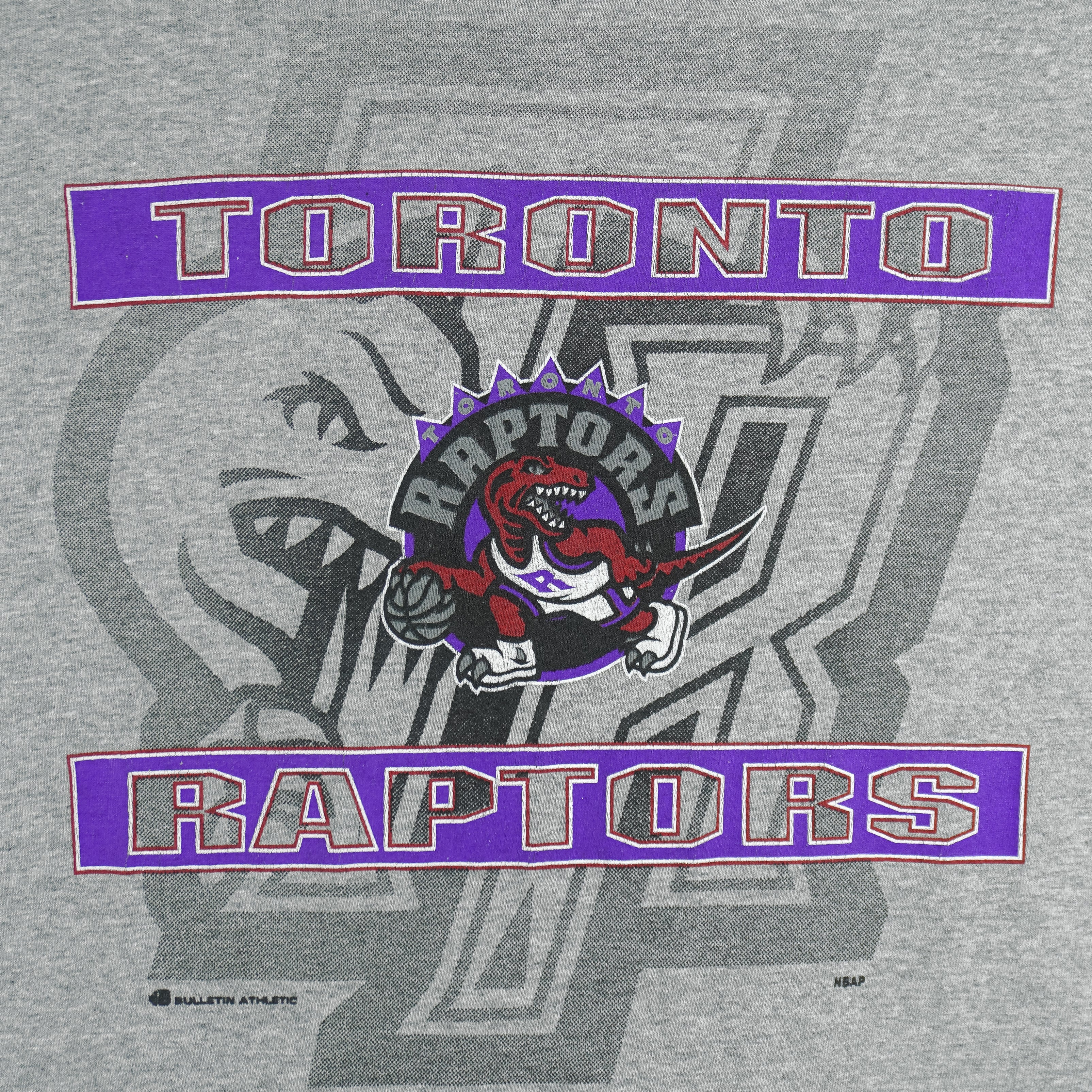 NBA - Toronto Raptors Spell-Out T-Shirt 1990s X-Large Vintage Retro Basketball
