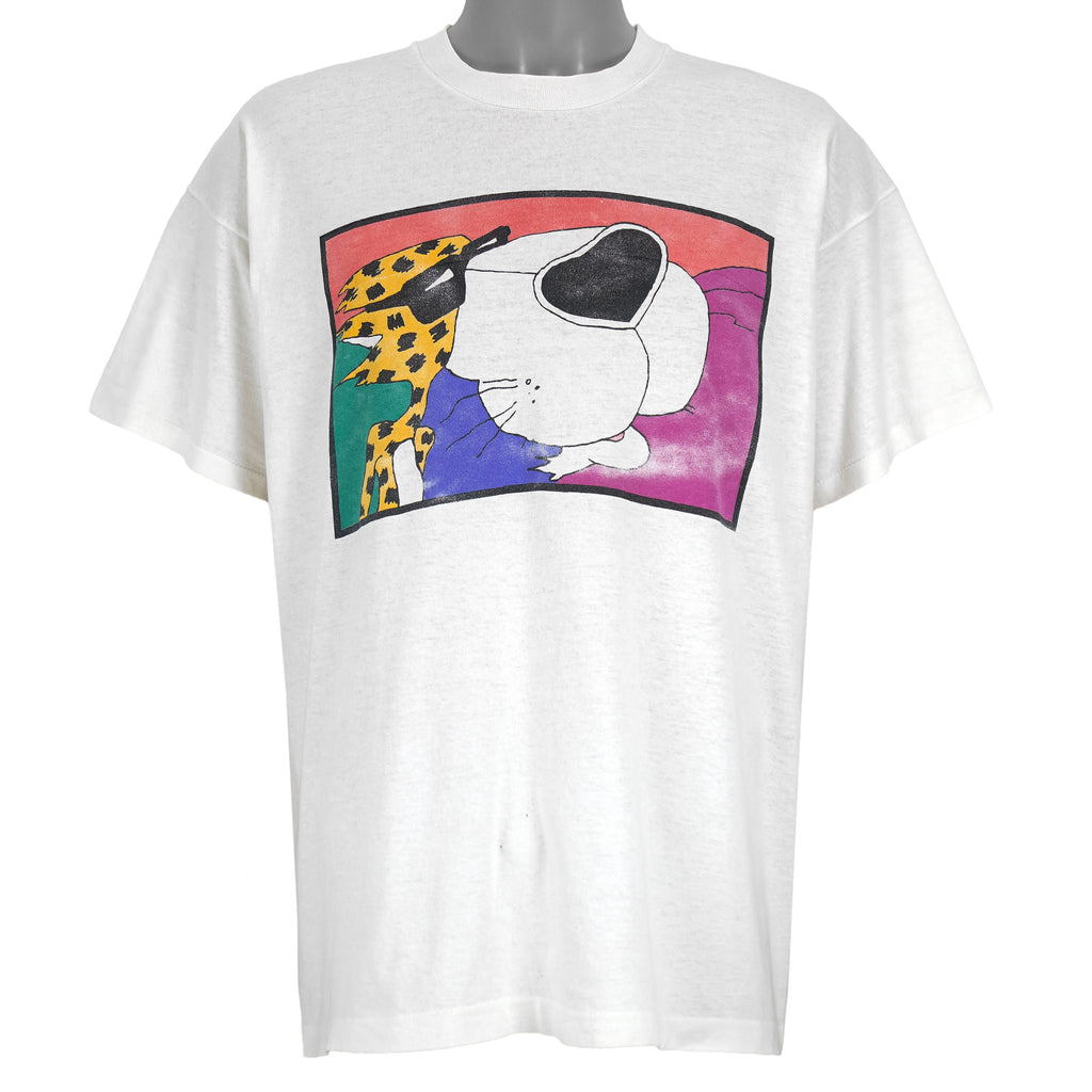 Vintage -Chester Cheetah Colorful T-Shirt 1990s Large Vintage Retro