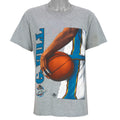 NBA (Lee) - Detroit Pistons Grant Hill Spell-Out T-Shirt 1990s Medium Vintage Retro Basketball