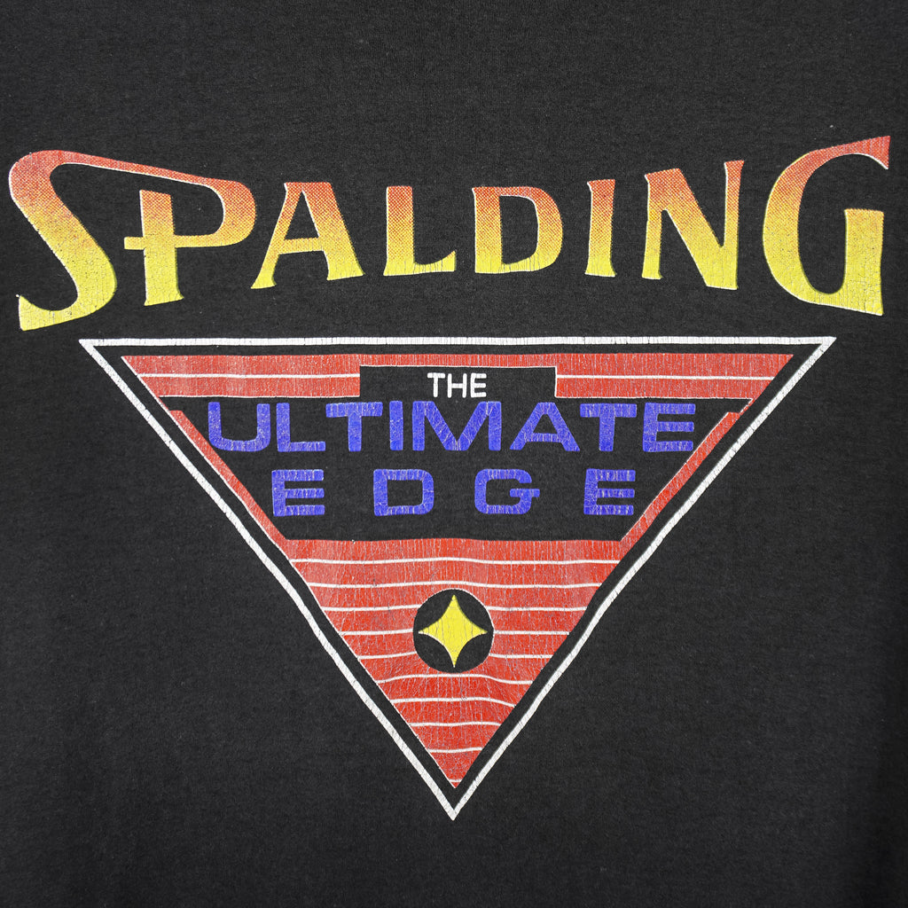 Vintage (Spalding) - Spalding Ultimate Edge Spell-Out T-Shirt 1980s Large Vintage Retro