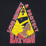 Vintage (Murina) - Love, Respect & Protect Black Woman 1990s T-Shirt XX-Large Vintage Retro
