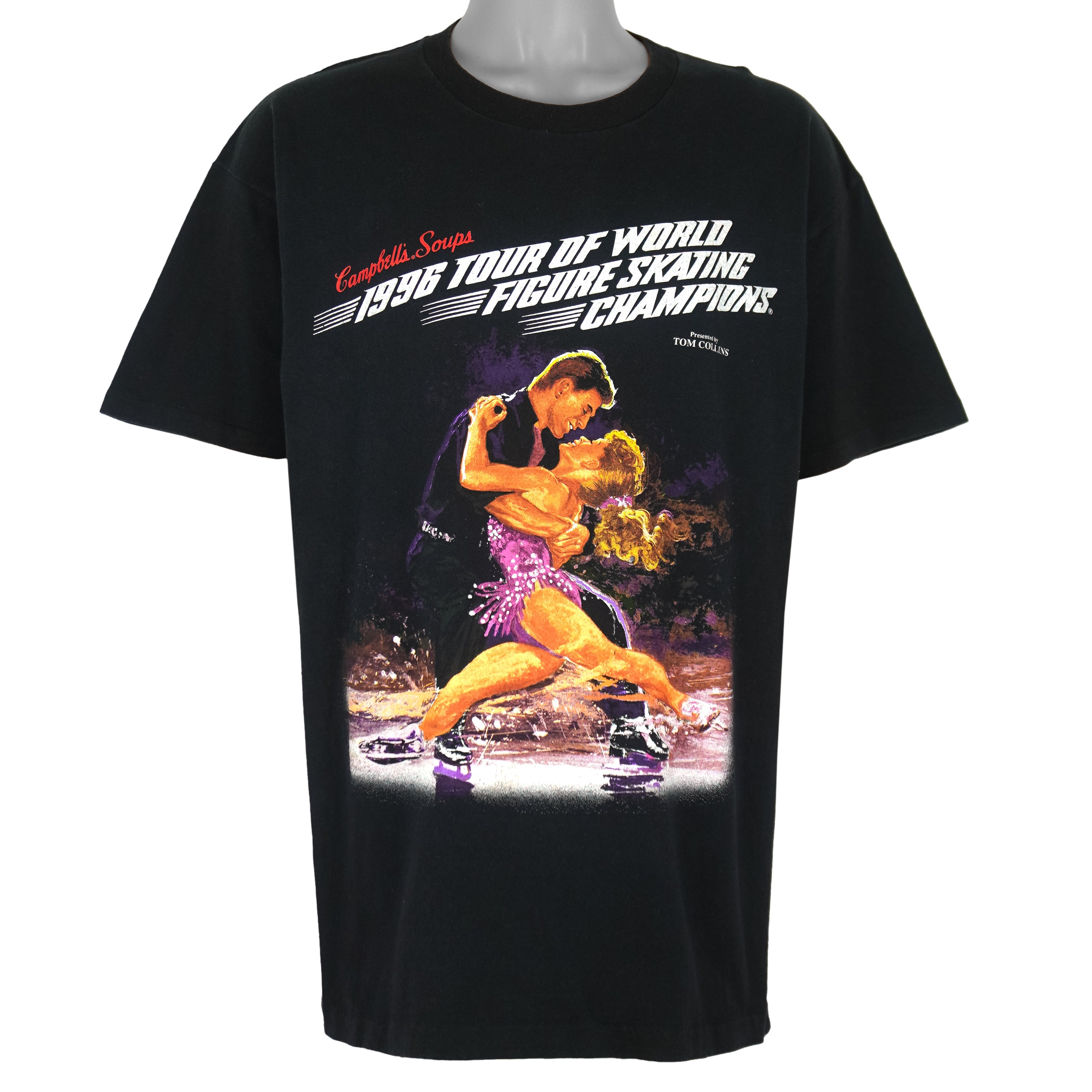 Vintage (Delta) - Tour of World Figure Skating Champions T-Shirt 1996 X-Large Vintage Retro