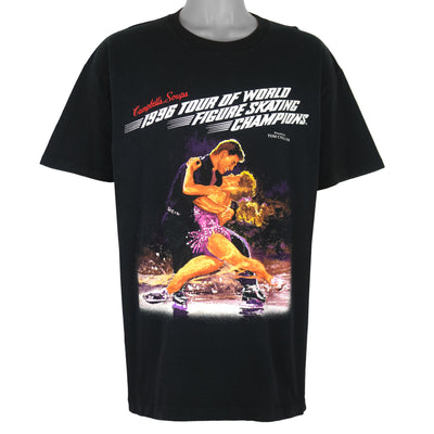 Vintage (Delta) - Tour of World Figure Skating Champions by Tom Collins T-Shirt 1996 X-Large